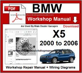 BMW X5 E53 Workshop Repair Service Manual 2000 to 2006 PDF